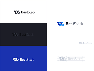 BestStack brand brand identity branding business card design icon illistration logo logo design logos modern modern logo stack symbole tech tech logo technology technology logo vector