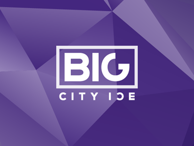 BIG City Ice big bling hip hop ice jewelry logo logotype rap streetwear triangulation violet