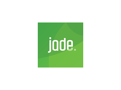 jade. branding design development green identity it jade logo logotype waves web www