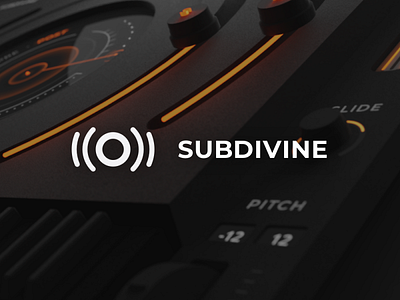 SubDivine - Logo 3d 808 bass blender brand branding dark design instrument logo logomark mark music symbol typography vector vst