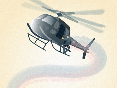 Mission impossible affinity designer design graphic artist helicopters illustration vector