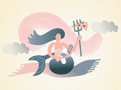 Mermaid affinity designer character characterdesign design flat graphic artist illustration vector