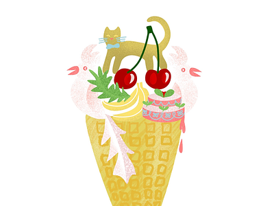 Ice cream illustration