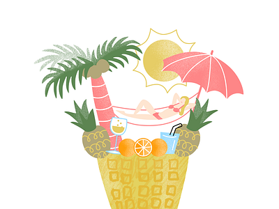 Ice cream Ananas ananas ice cream identity sweet tropic