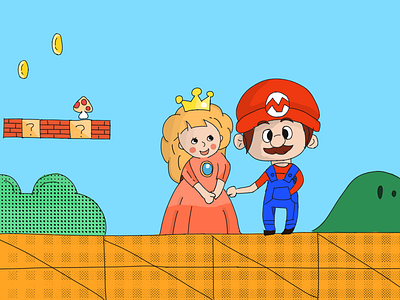 Game Super Mario illustration