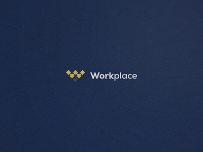 Workplace app bank brand design brand identity branding clean collaboration communication corporate design creative design digital icon illustration logo logodesign minimal team