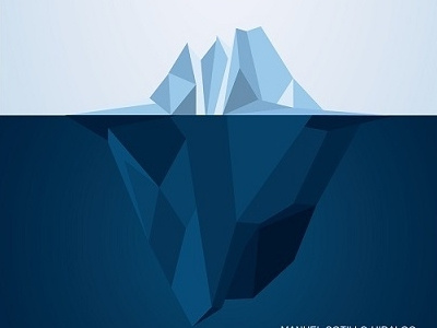 Cubist Iceberg book cover cubism cubist cubista design diseño iceberg libro portada