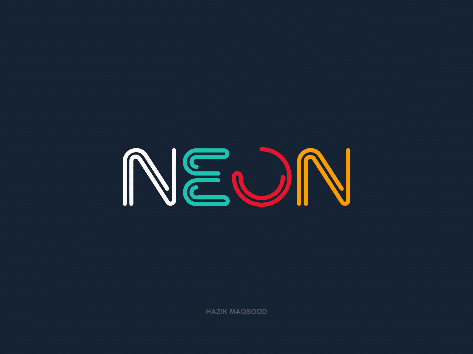 Neon Line custom animation animation animation action animation design custom animation custom lettering design illustration lettering logo logo logo animation ui vector