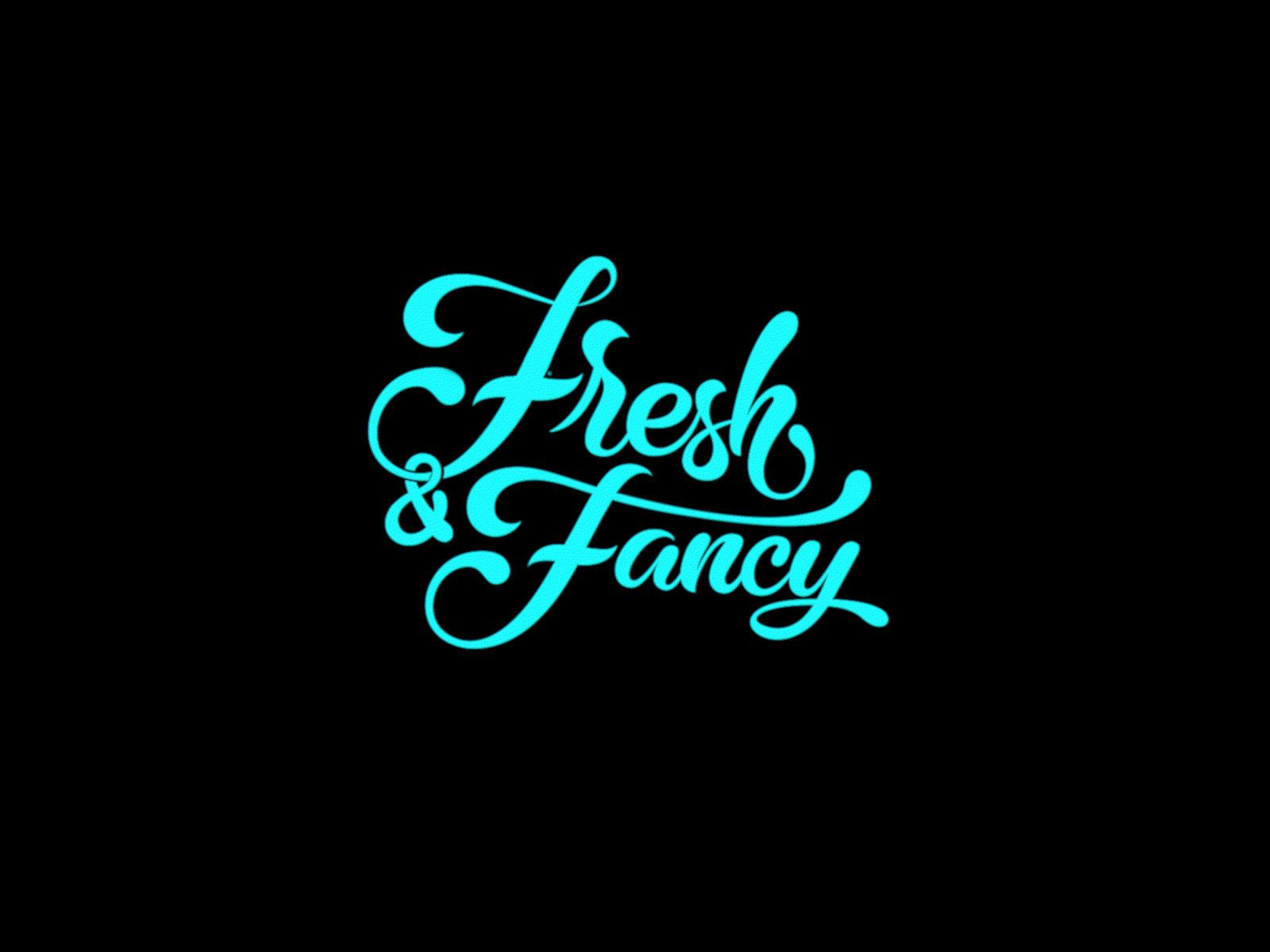 Fresh & fancy Custom Lettering Logo Animation Design animation animation action animation design custom animation custom lettering design illustration lettering logo logo logo animation