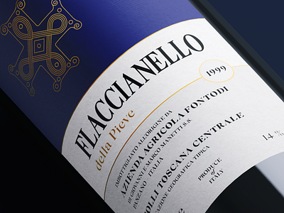 Wine label restyling Flaccianello della Pieve Fontodi