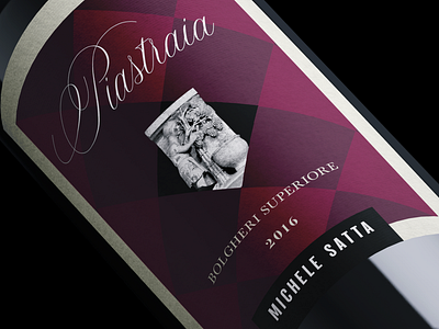 Piastraia Wine Label Restyling