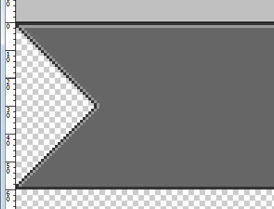 Working with pixels angle banner