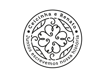 Ceicinha e Renato graphic design logo wedding wedding logo