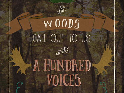 The Woods poster