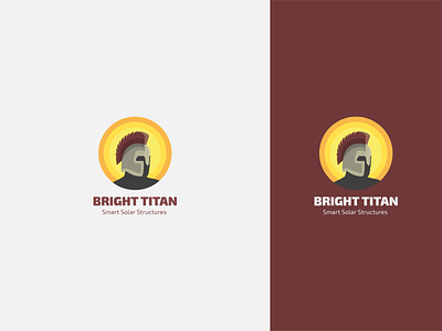 Brigt Titan logo illustration logo