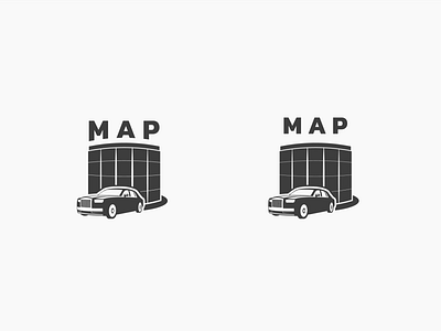 MAP logo illustration logo minimal