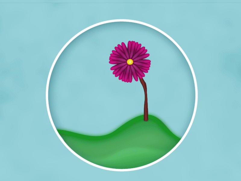 The flower after background colors design effects fun gif illustration invites pins play