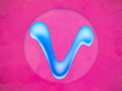 V alphabet color illustrator letter light photoshop shape