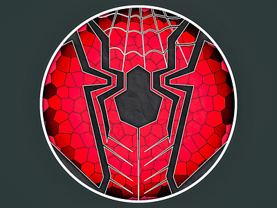 Spider art colors concept art contracts design icon illustration illustrator shapes spider man spider-man