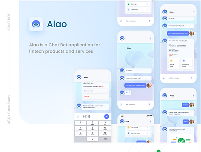 Alao - Chat Bot branding case study chat bot design persona ui ux