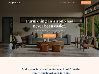 Airbnb Website UI design