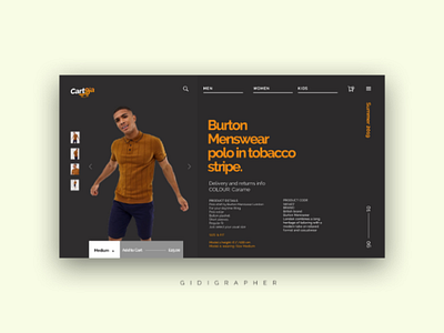 UI Landing Page design for Cart9ja user interface design website