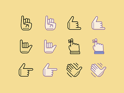 Cute icons: Hands design graphic design hands icon icons icons8 ui ux vector