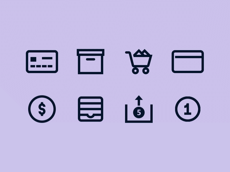 Animated ecommerce icons animations design digital art ecommerce graphic design icons icons8 motion ui ux vector