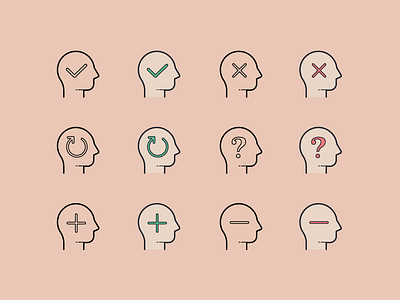 Hand drawn icons: Business Decisions