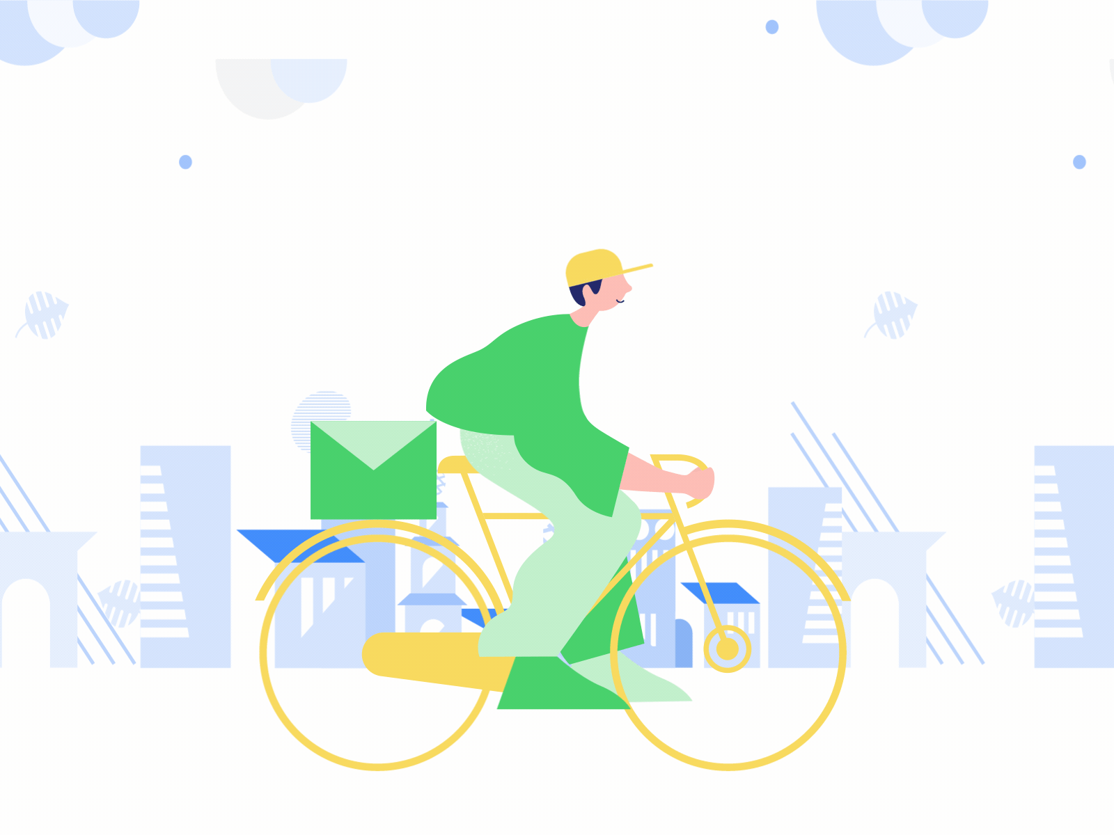 Bicycle rider animations bicycle design digital art graphic design icons8 motion ui ux vector