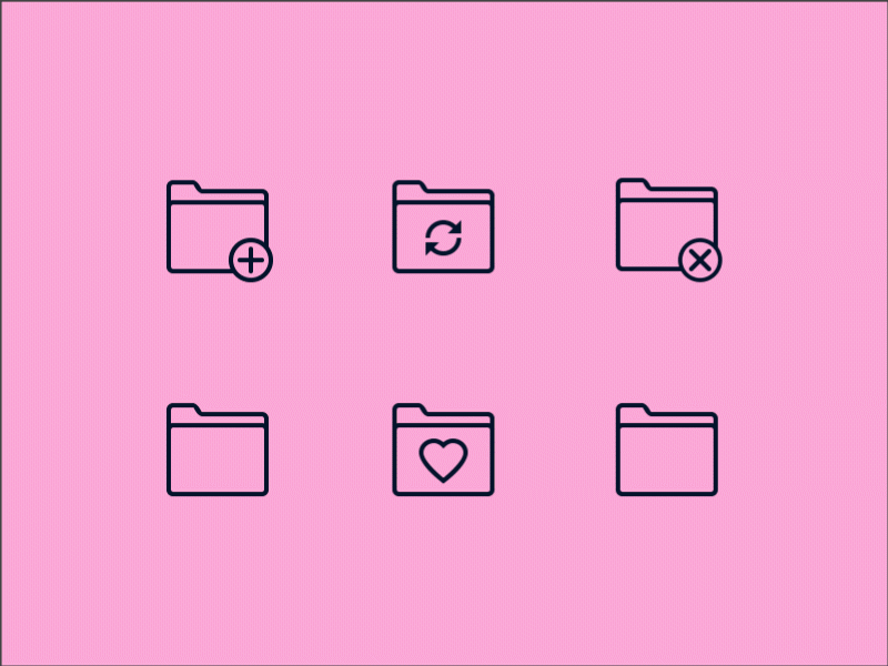 folder animated icons
