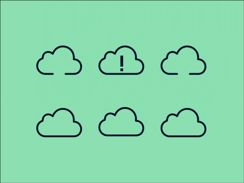 Animated cloud icons animations clouds design digital art free graphic design icons icons8 motion ui vector