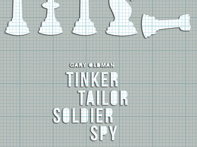 Tinker Tailor Soldier Spy Poster graph illustrator movie photoshop vector