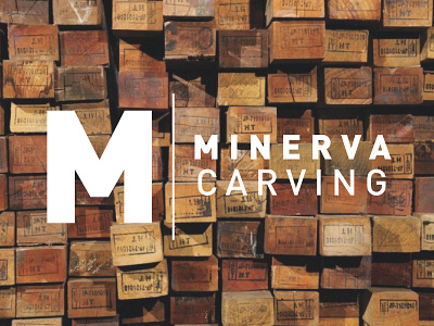 Minerva Carving Logo ai brand carving logo minerva promo