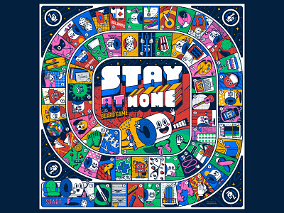 Stay at home, the board game