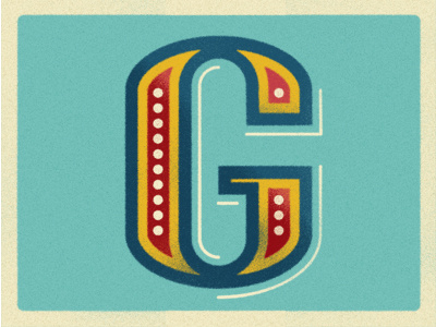 G! alphabet capital drop cap g letter lettering