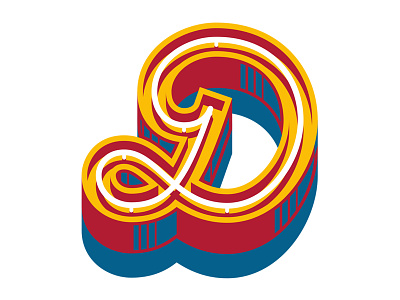 The Alphasigns · D · 4/36 36daysoftype alphabet davidsierra font letter lettering thealphasigns type typography