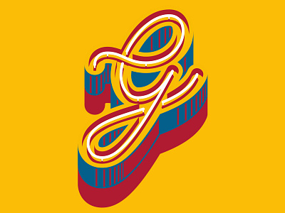 The Alphasigns · G · 7/36 36daysoftype alphabet davidsierra font letter lettering thealphasigns type typography