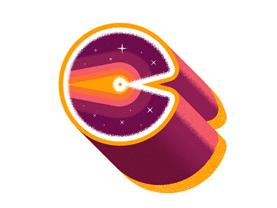 C is for Comet. 36daysoftype alphabet davidsierra font illustration letter lettering type typography