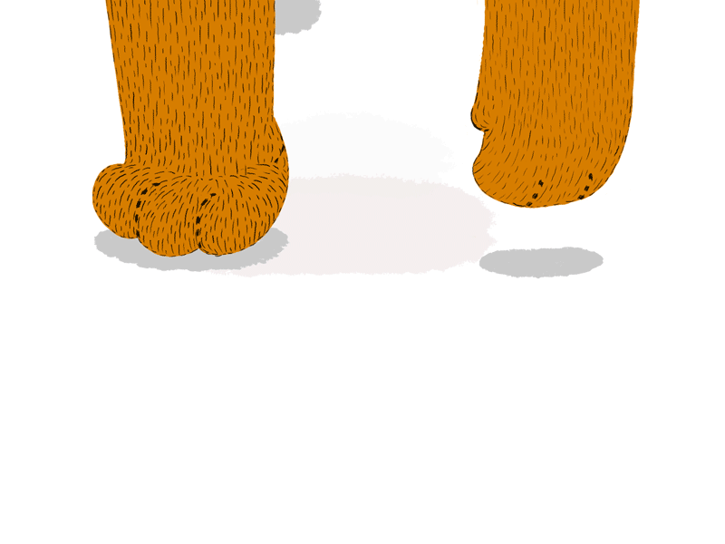 Paws walk animation carolina grönholm cel animation digital drawing drawing gif lion paws photoshop wacom cintiq