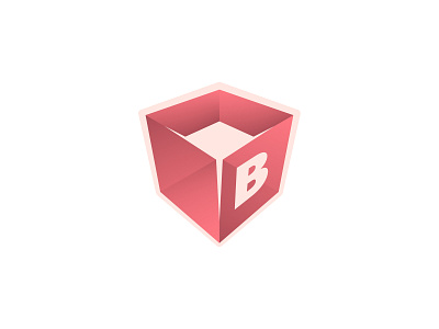 The BOX box box art branding design graphic design icon logo shape vector