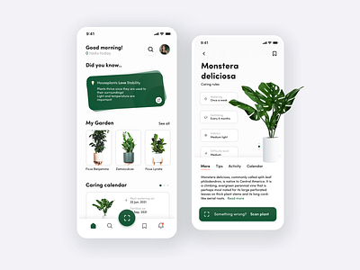 Plant app - Mobile concept app for home garden by Monika Nowicka for ...