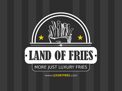 Land Of Fries branding design logo logo design logodesign