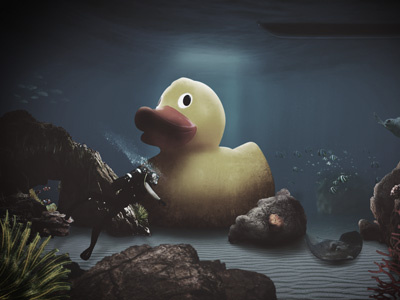 Sunken Rubber Duck