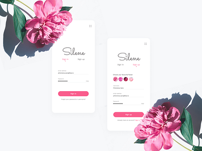 Silene - Sign up - DailyUI #001