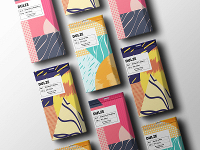 Chocolate Packaging - DAY // 04 branding design flowoh illustration logo logo design logodesign logotype pattern