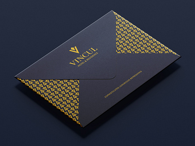 VINCUL - Envelope Ver.2 branding branding and identity brandingidentity envelope flowoh graphic design hotel identity identitybranding logo luxurious luxury brand