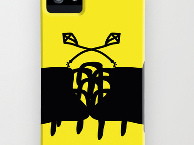 Yellow Abstract Artwork abstract cases design illustration iphone yellow