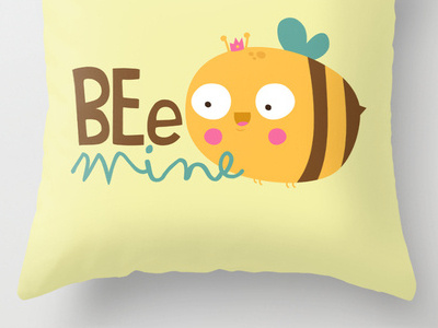 BEe mine abeja bee bee mine children childs illustration ilustracion love