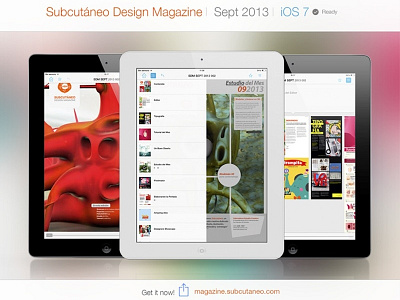 Subcutaneo Design Magazine I iOS 7 Ready